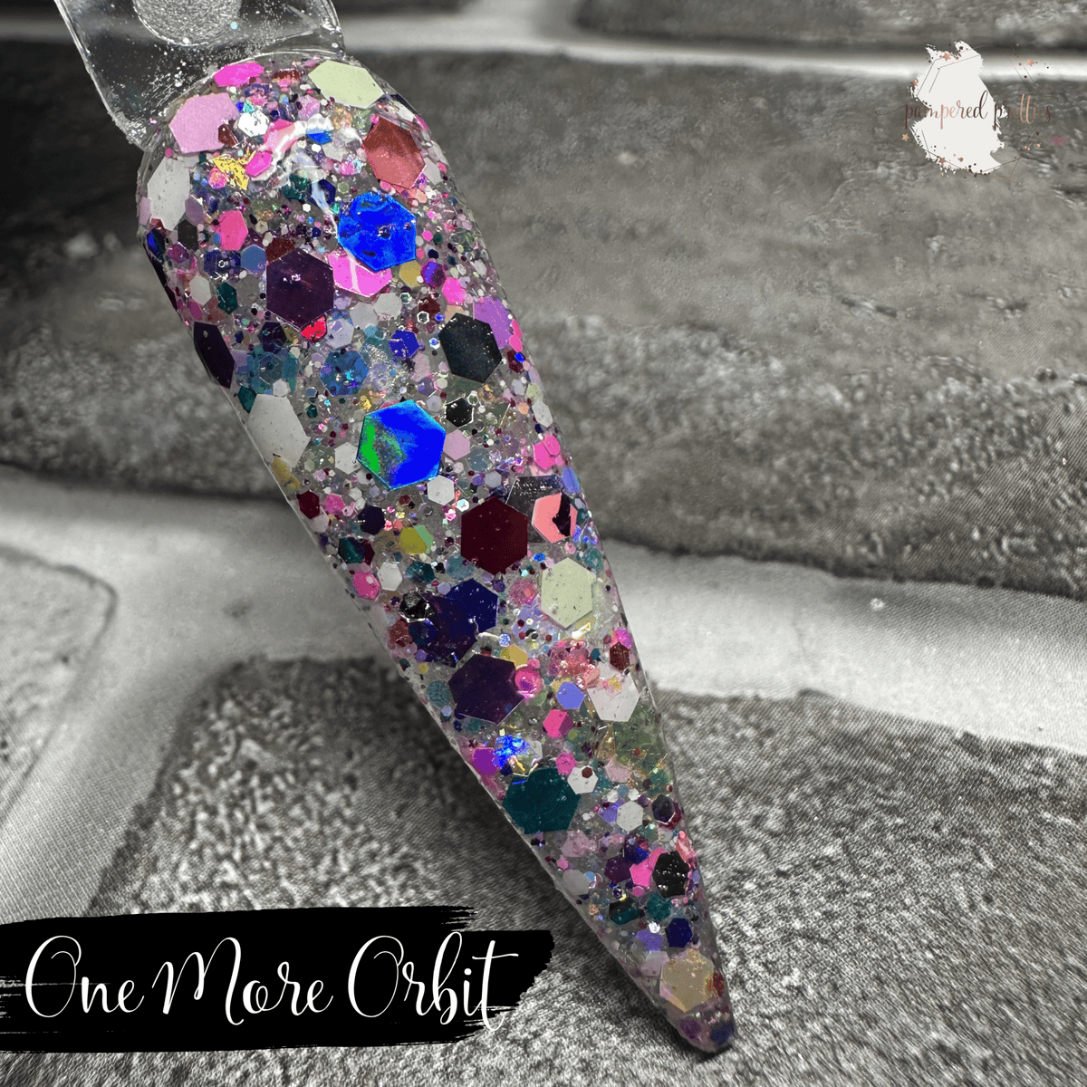 One More Orbit - Multicolor Glitter Dip Powder - Pampered Pretties