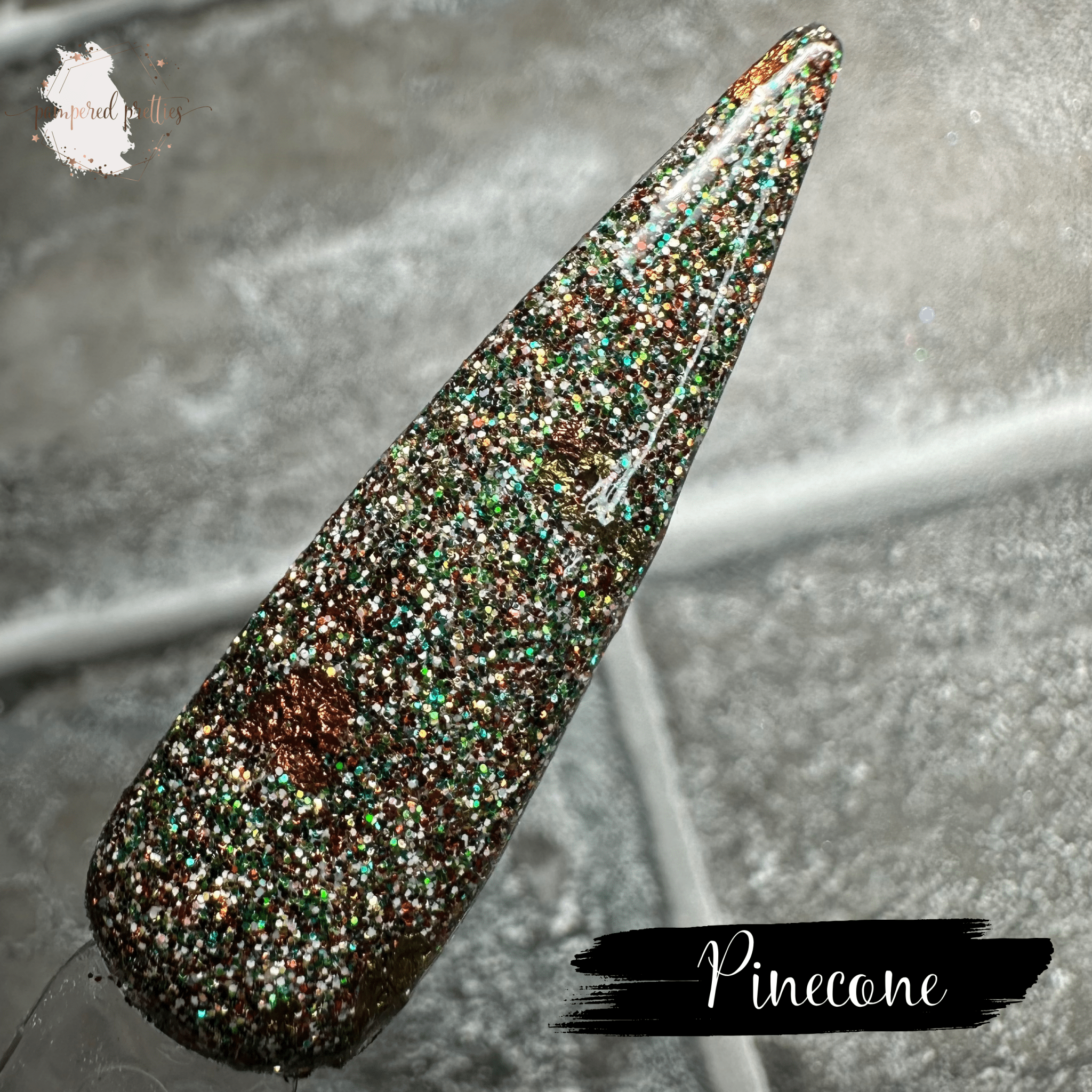 Pinecone - Fine Glitter Foil Dip Powder - Pampered Pretties