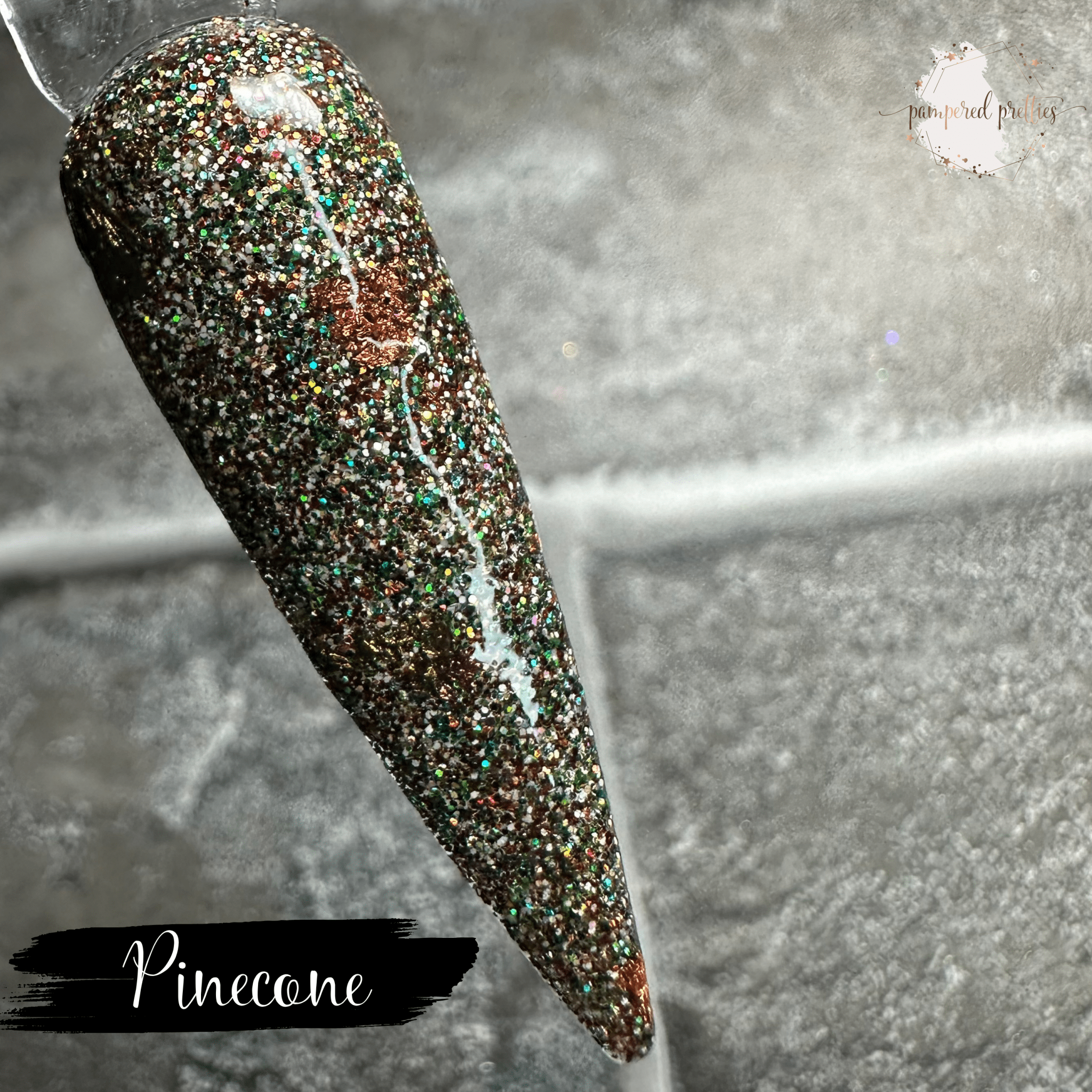 Pinecone - Fine Glitter Foil Dip Powder - Pampered Pretties
