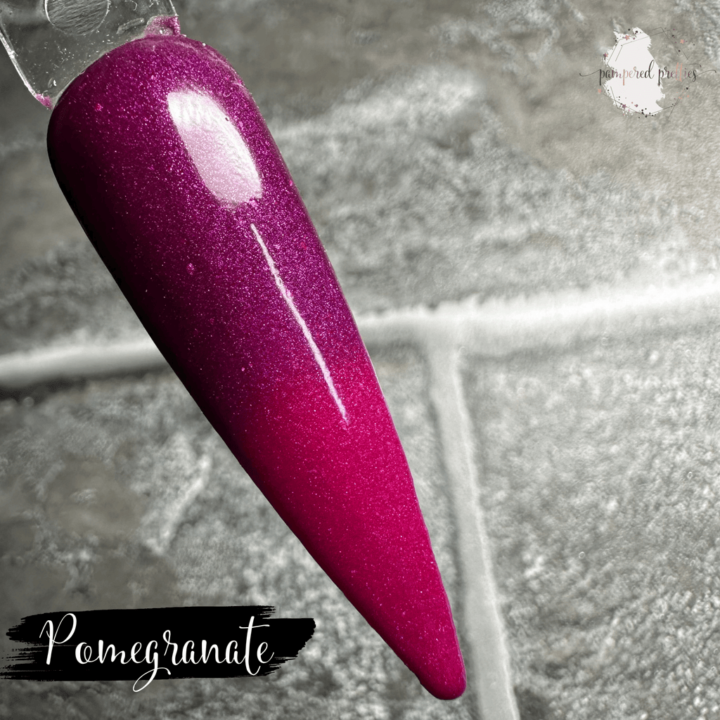 Pomegranate - Thermal Shimmer Dip Powder - Pampered Pretties