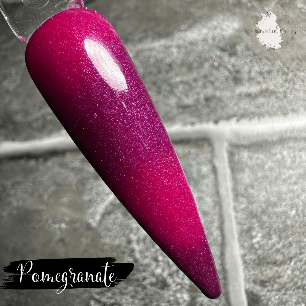 Pomegranate - Thermal Shimmer Dip Powder - Pampered Pretties
