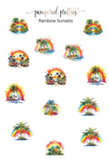 Rainbow Sunsets - Pampered Pretties