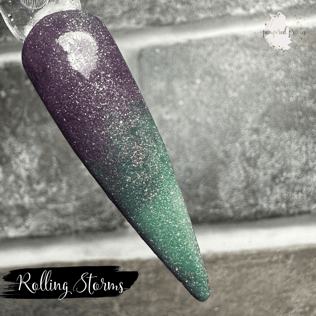 Rolling Storms - Triple Thermal Shimmer Dip Powder - Pampered Pretties