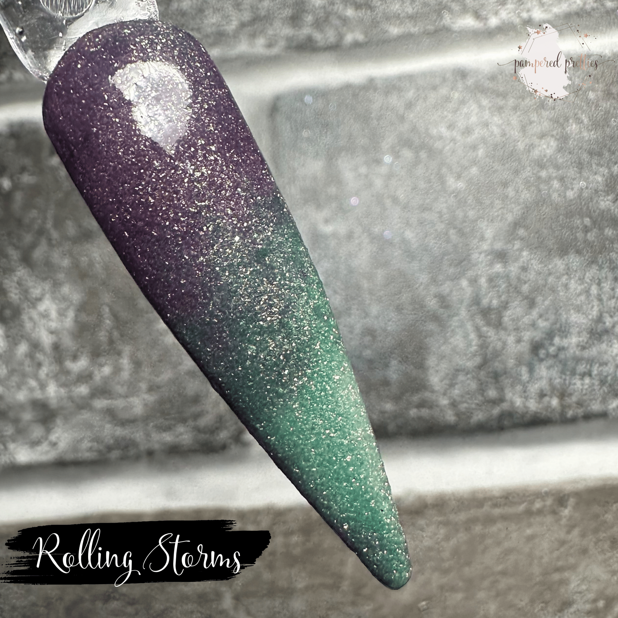 Rolling Storms - Triple Thermal Shimmer Dip Powder - Pampered Pretties