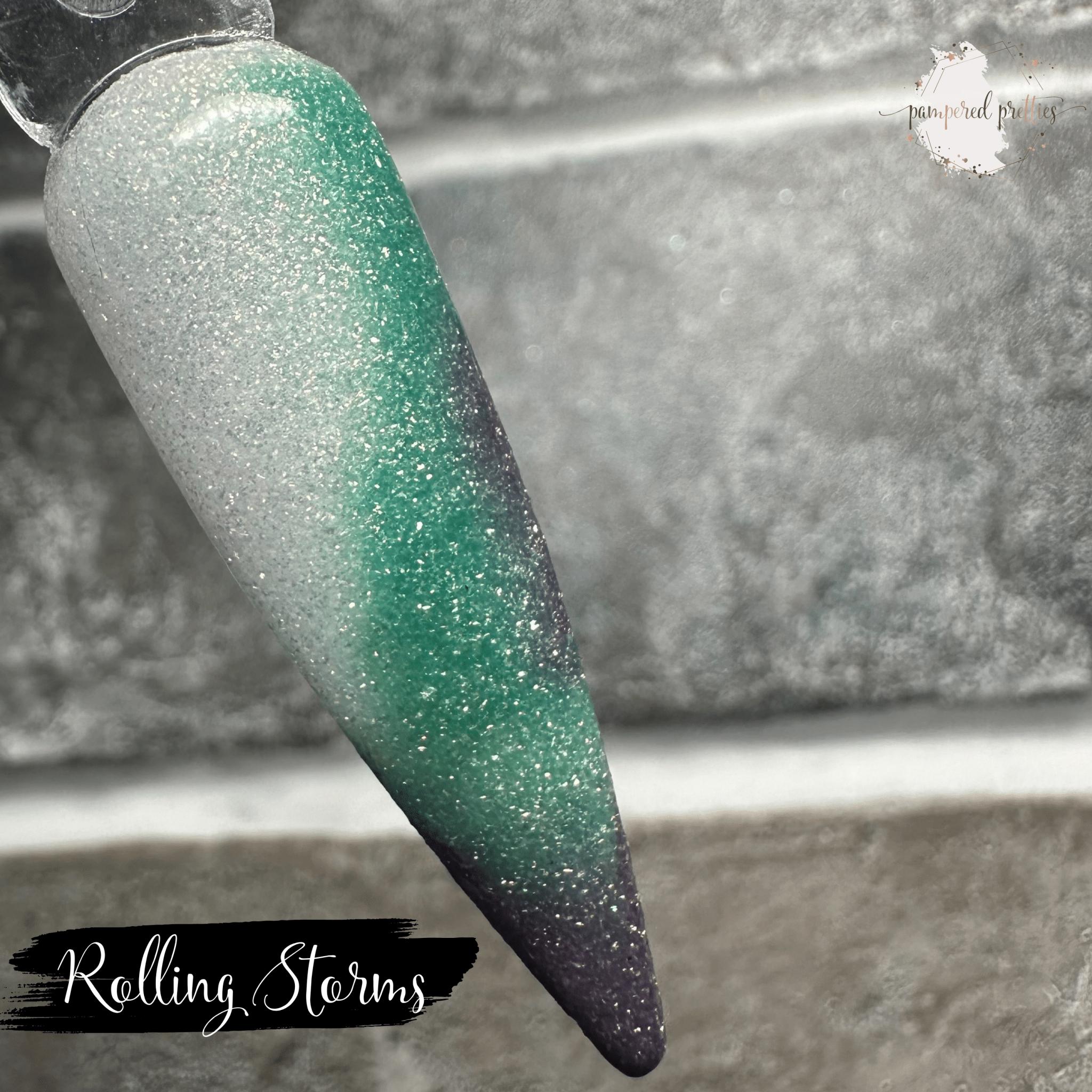 Rolling Storms - Triple Thermal Shimmer Dip Powder - Pampered Pretties