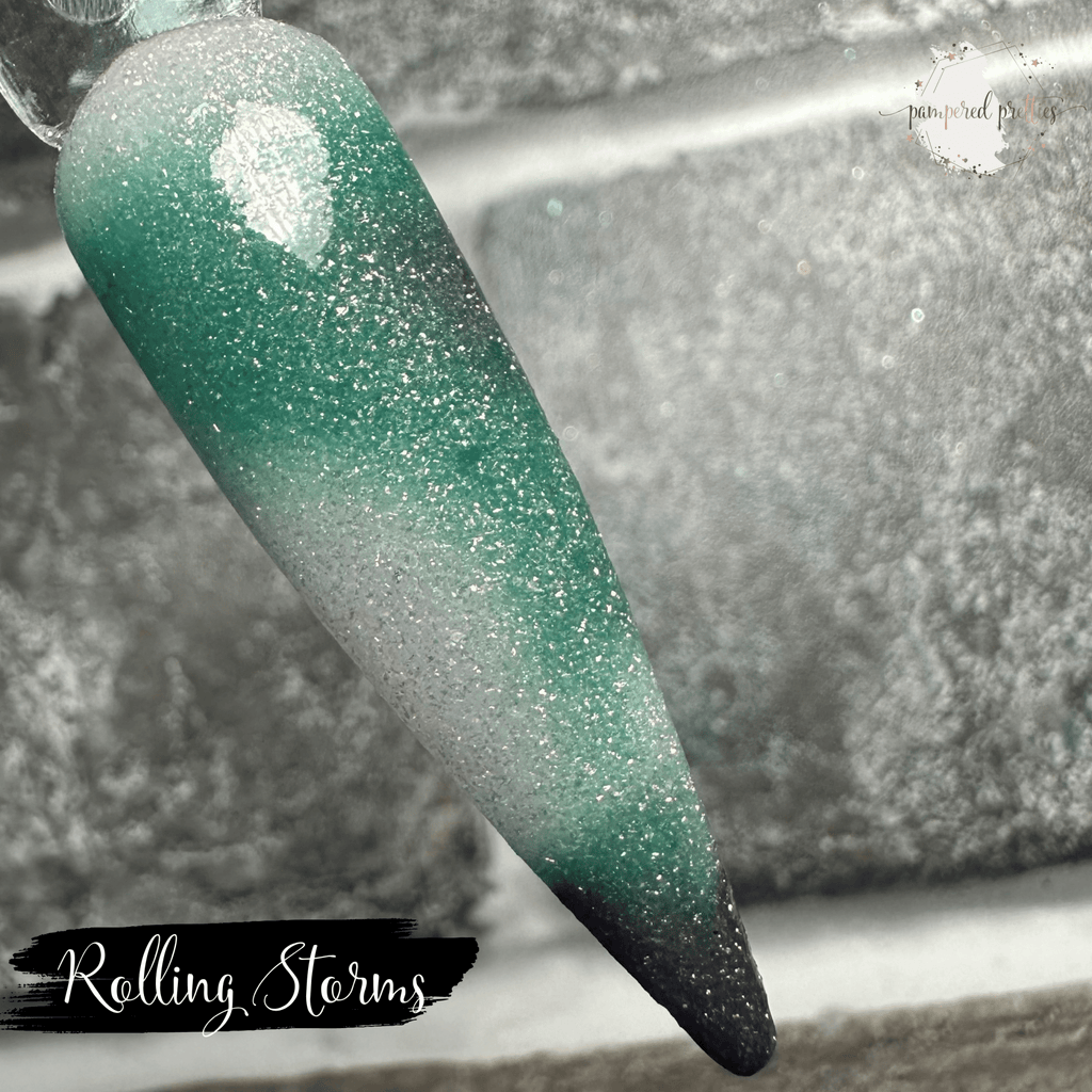 Rolling Storms - Triple Thermal Shimmer Dip Powder - Pampered Pretties