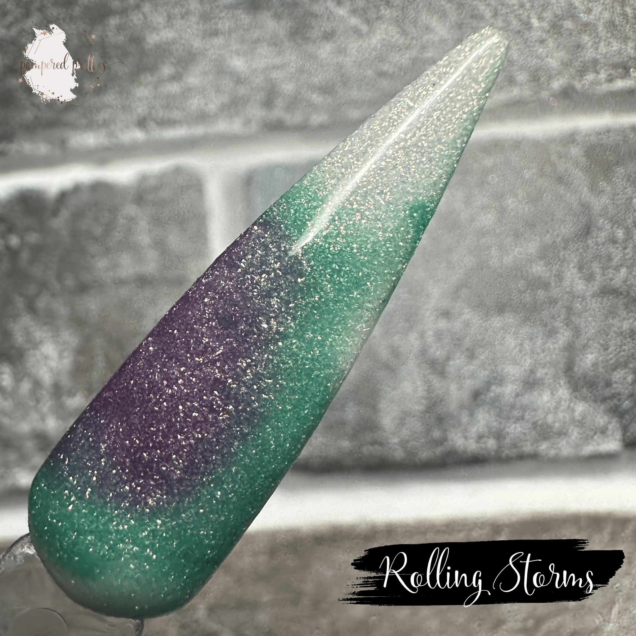 Rolling Storms - Triple Thermal Shimmer Dip Powder - Pampered Pretties