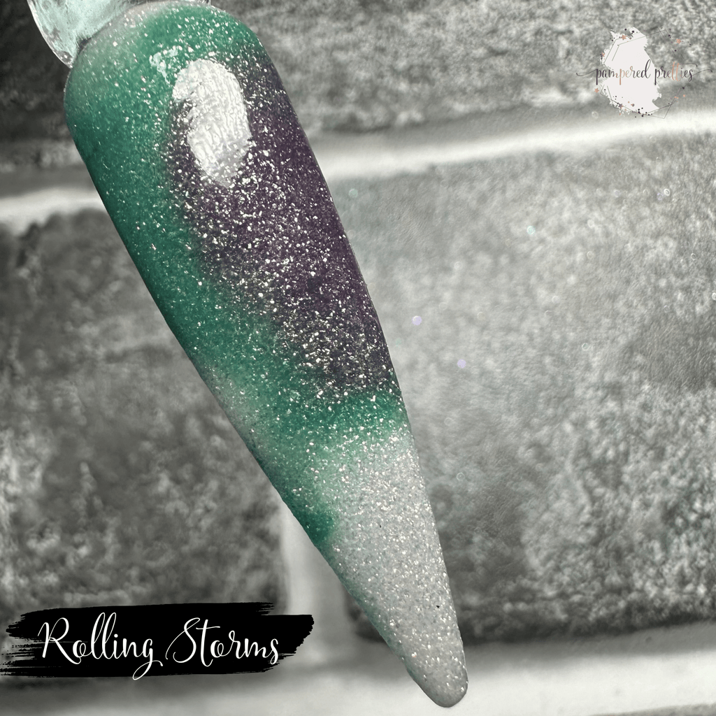 Rolling Storms - Triple Thermal Shimmer Dip Powder - Pampered Pretties