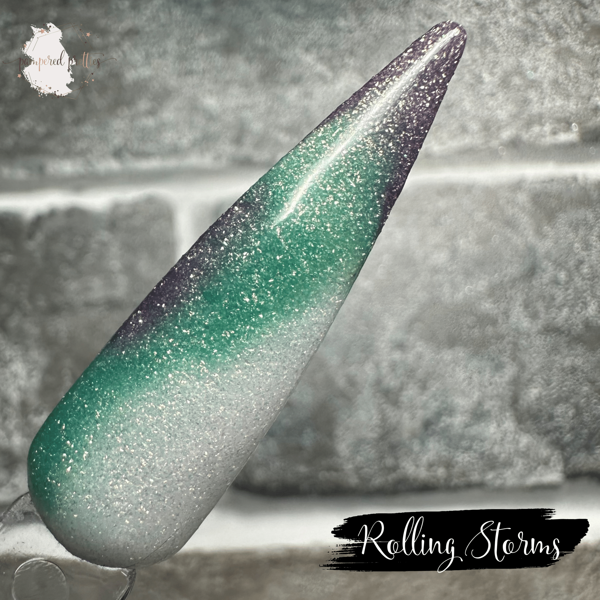 Rolling Storms - Triple Thermal Shimmer Dip Powder - Pampered Pretties