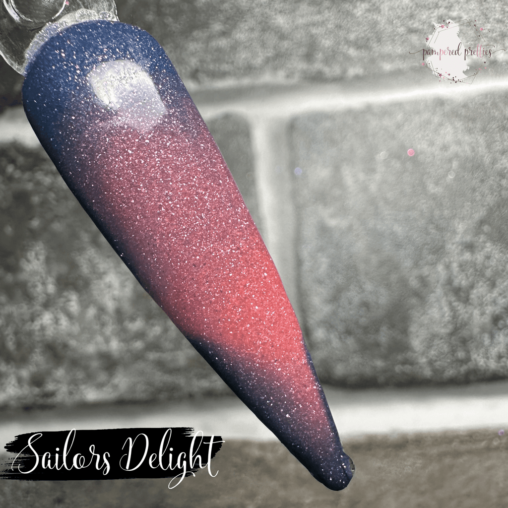 Sailor's Delight - Thermal Shimmer Dip Powder - Pampered Pretties