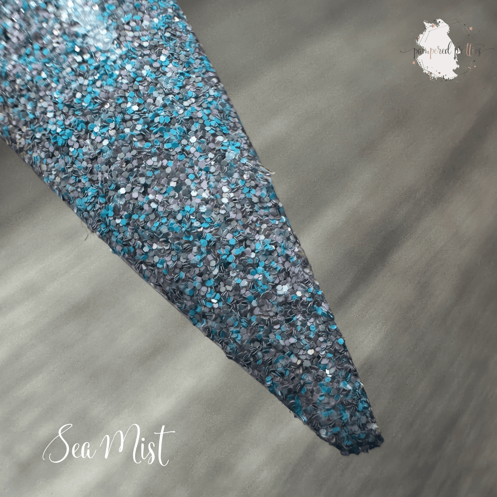 Sea Mist - Matte Glitter Dip Powder - Pampered Pretties