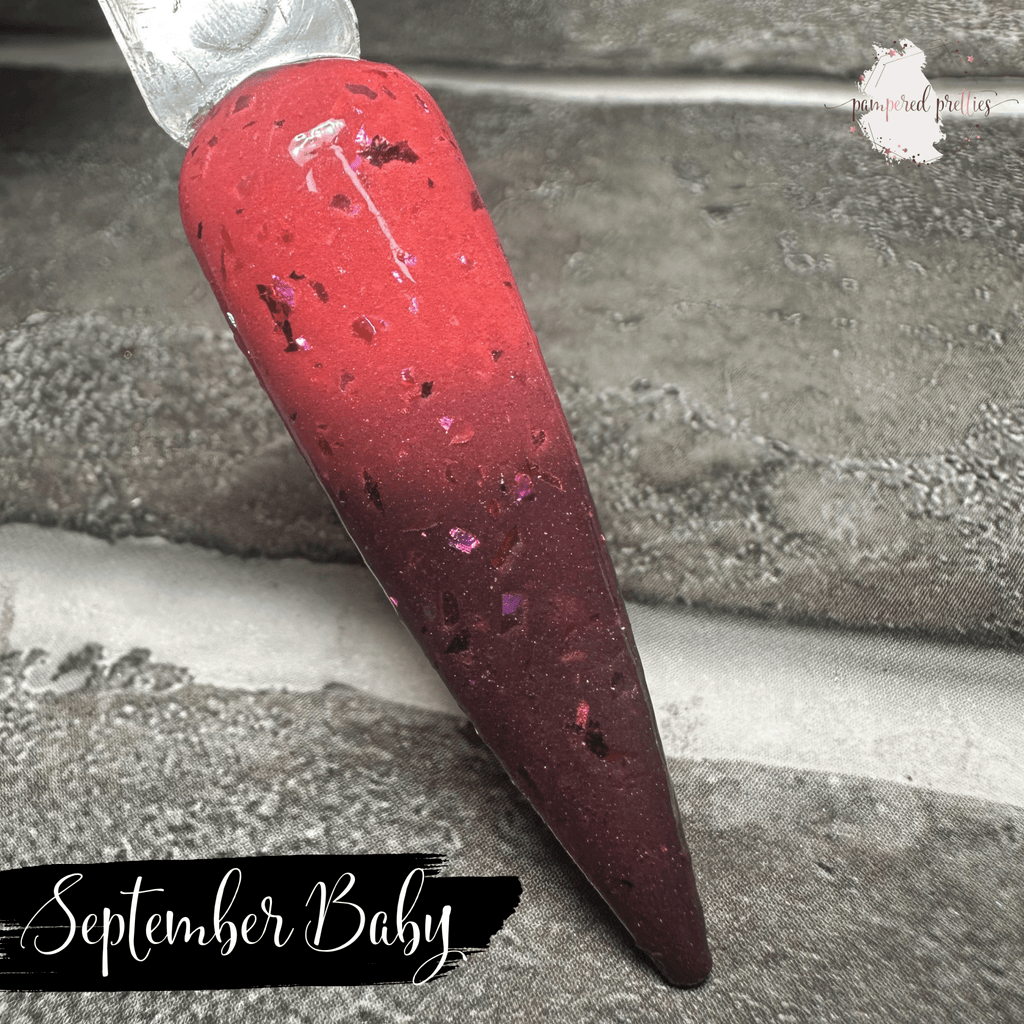 September Baby - Thermal Flakie Dip Powder - Pampered Pretties