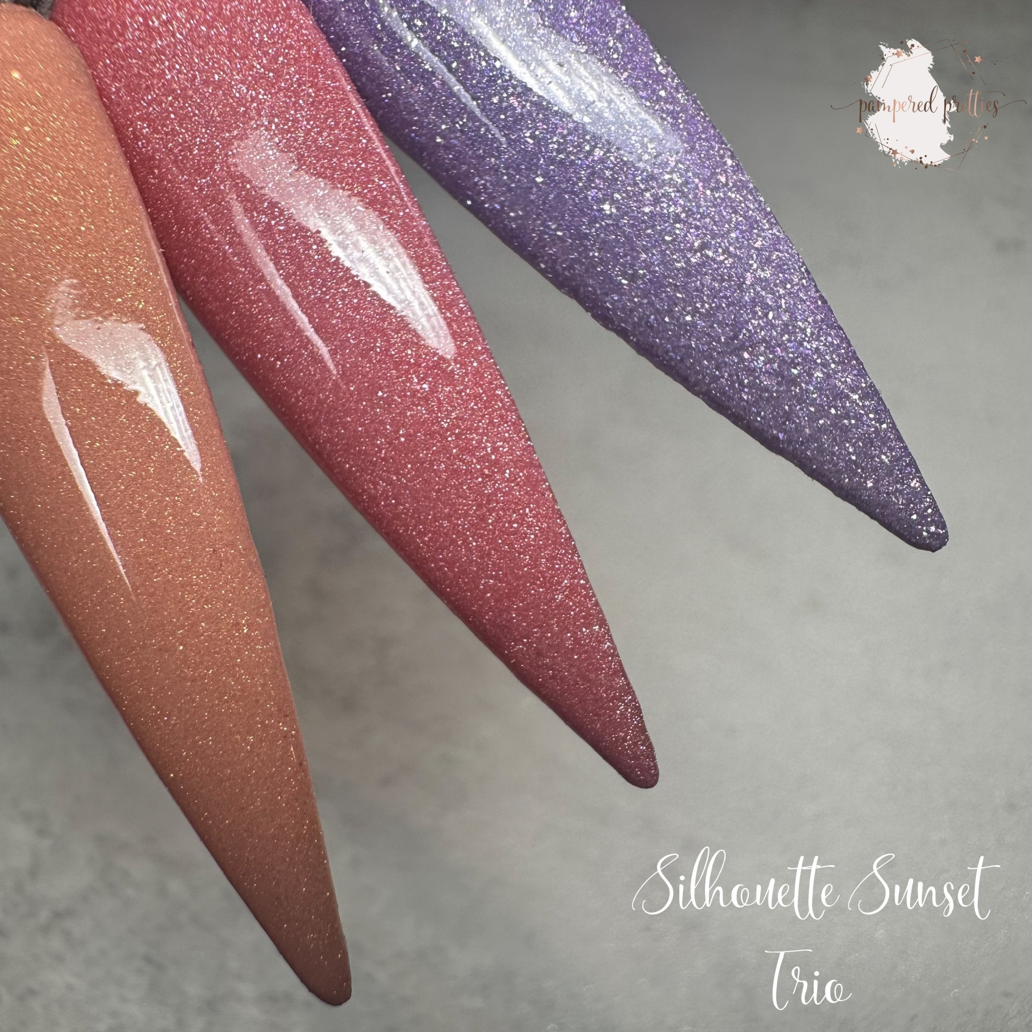 Silhouette Sunset Trio - Pampered Pretties