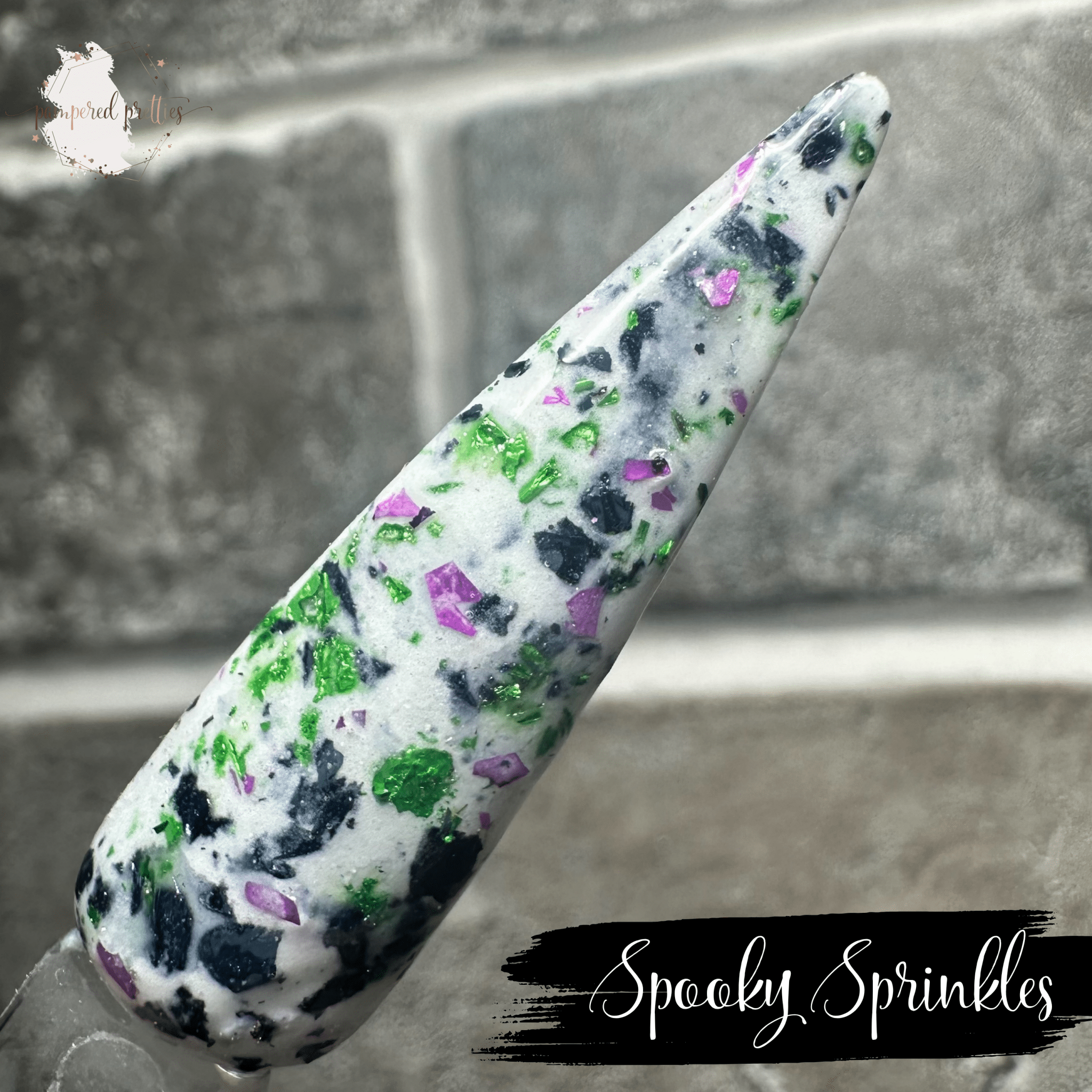 Spooky Sprinkles - Foil Flakie Dip Powder - Pampered Pretties