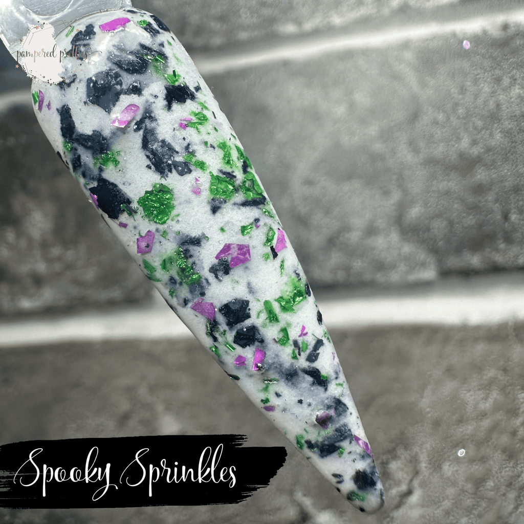 Spooky Sprinkles - Foil Flakie Dip Powder - Pampered Pretties