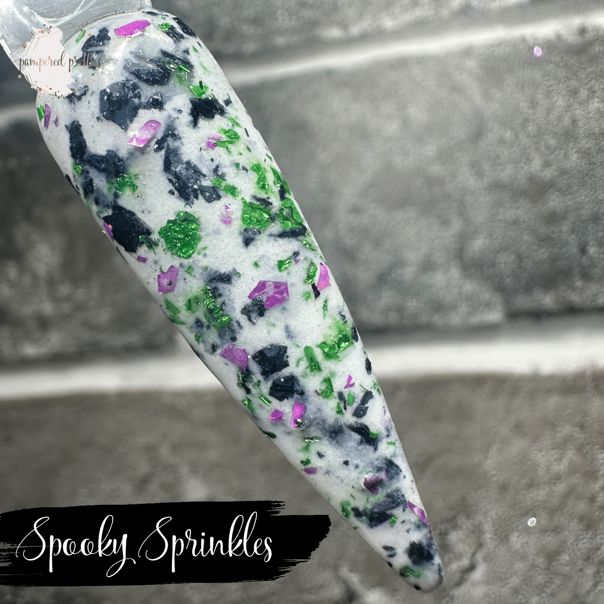 Spooky Sprinkles - Foil Flakie Dip Powder - Pampered Pretties