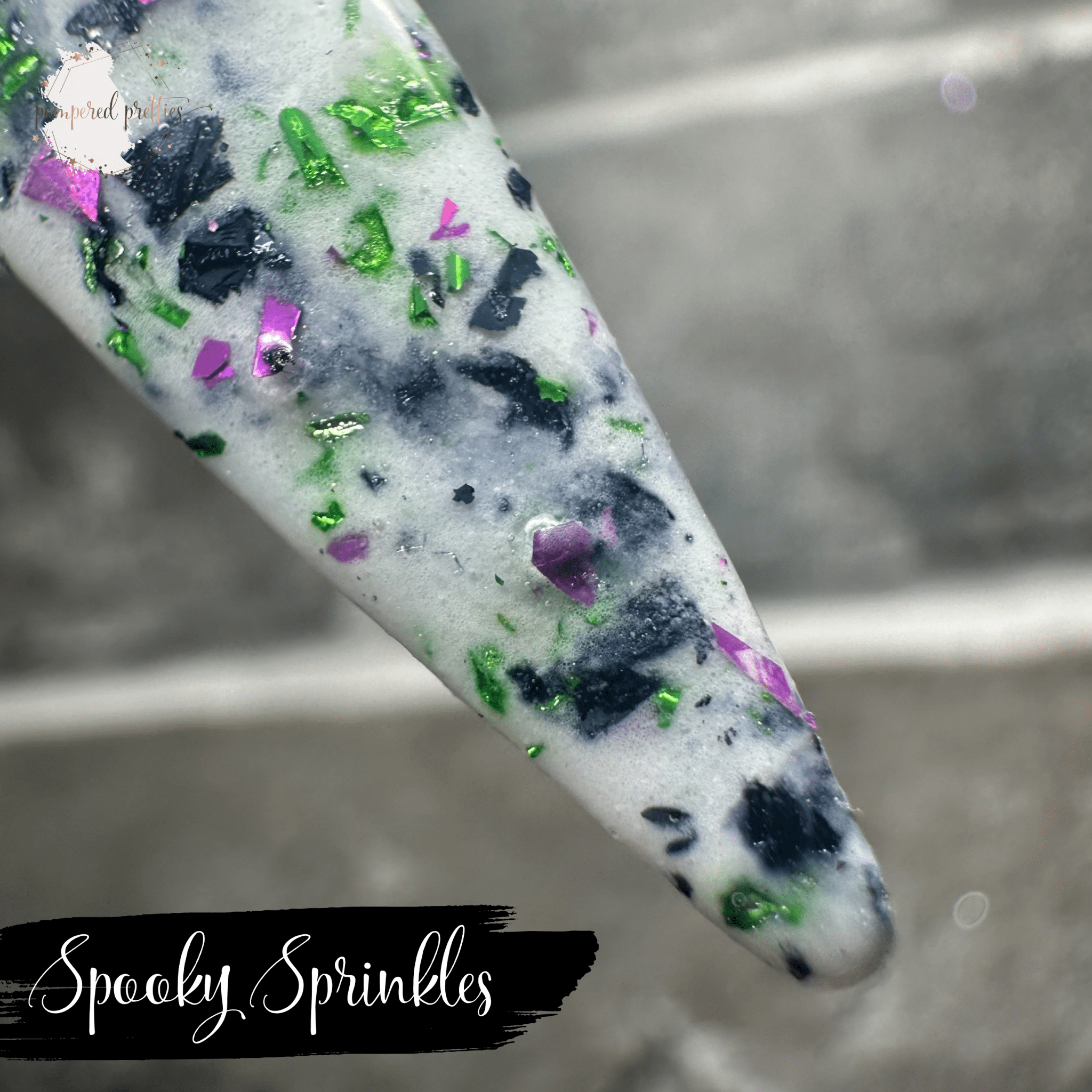 Spooky Sprinkles - Foil Flakie Dip Powder - Pampered Pretties