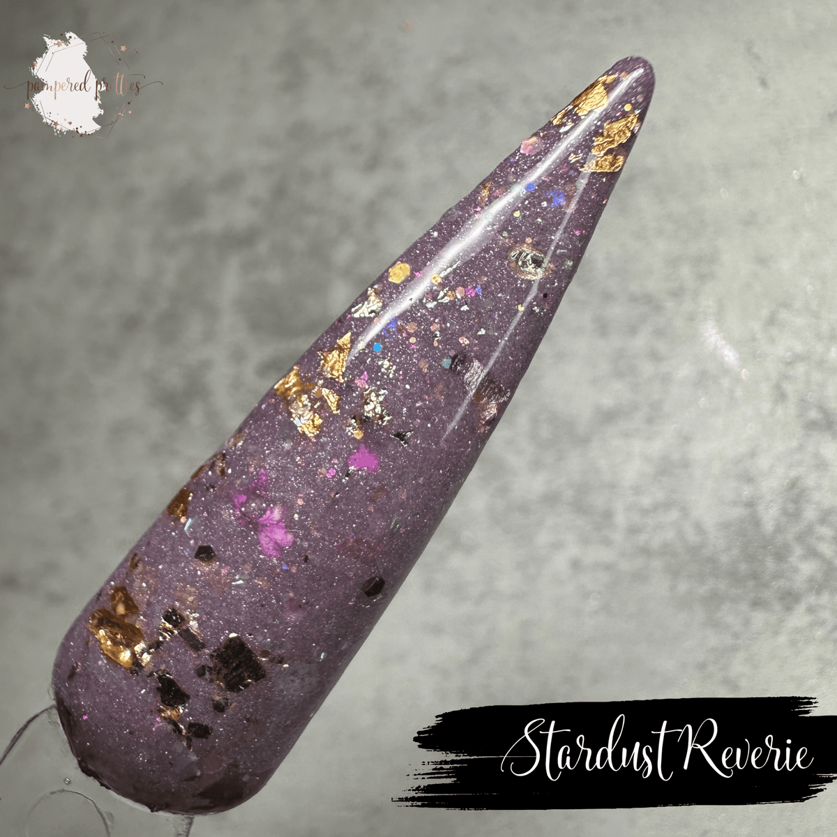 Stardust Reverie - Foil Chrome Dip Powder - Pampered Pretties