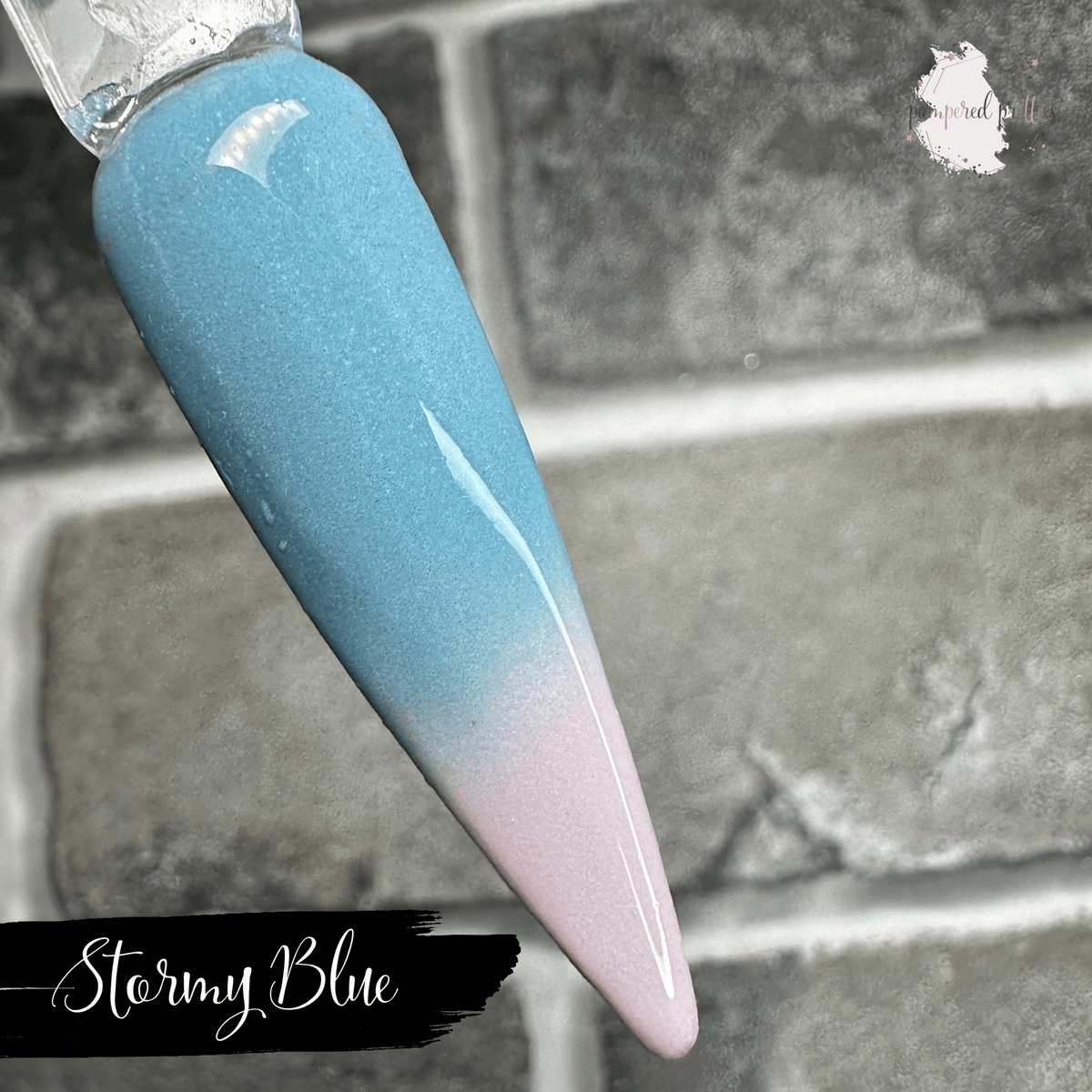 Stormy Blue - Solid Thermal Dip Powder - Pampered Pretties