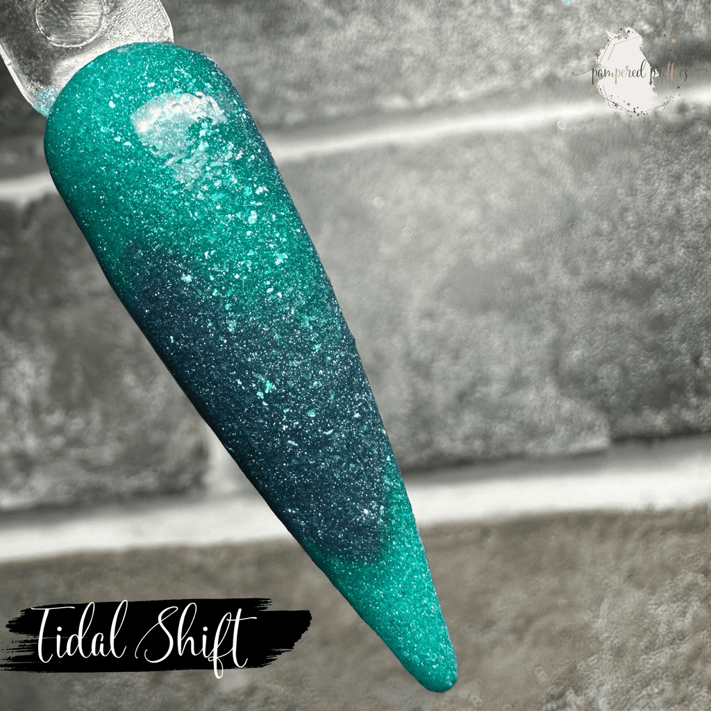 Tidal Shift - Thermal Shimmer Dip Powder - Pampered Pretties