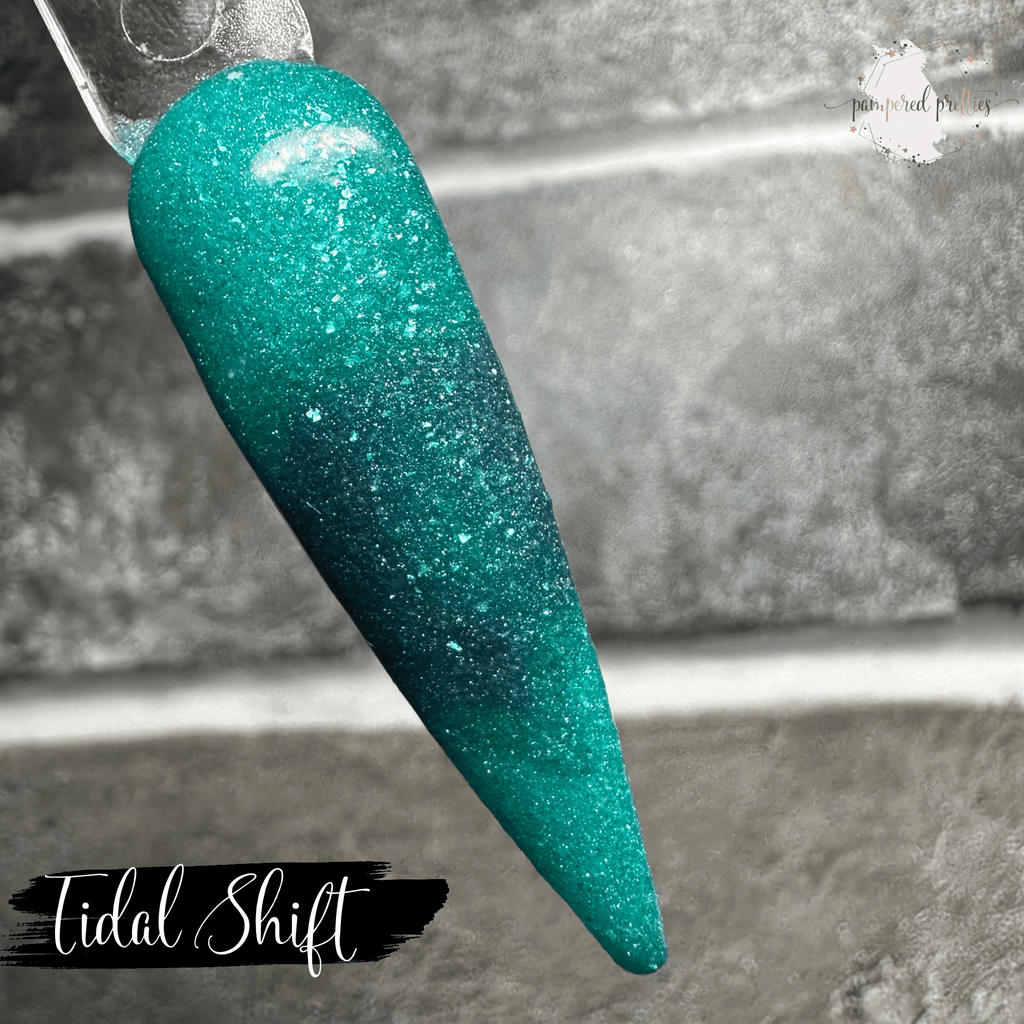 Tidal Shift - Thermal Shimmer Dip Powder - Pampered Pretties