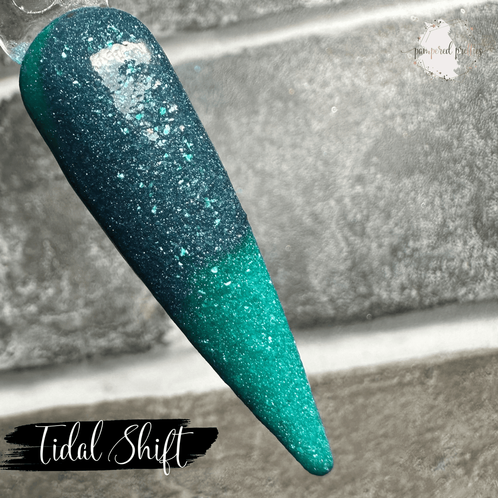 Tidal Shift - Thermal Shimmer Dip Powder - Pampered Pretties