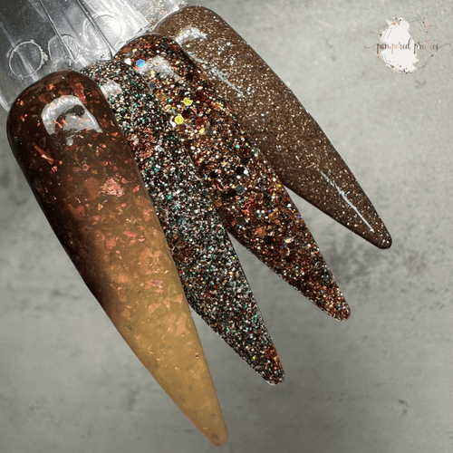 Toasted Almond - Shimmer & Glitter Dip Powder - Pampered Pretties