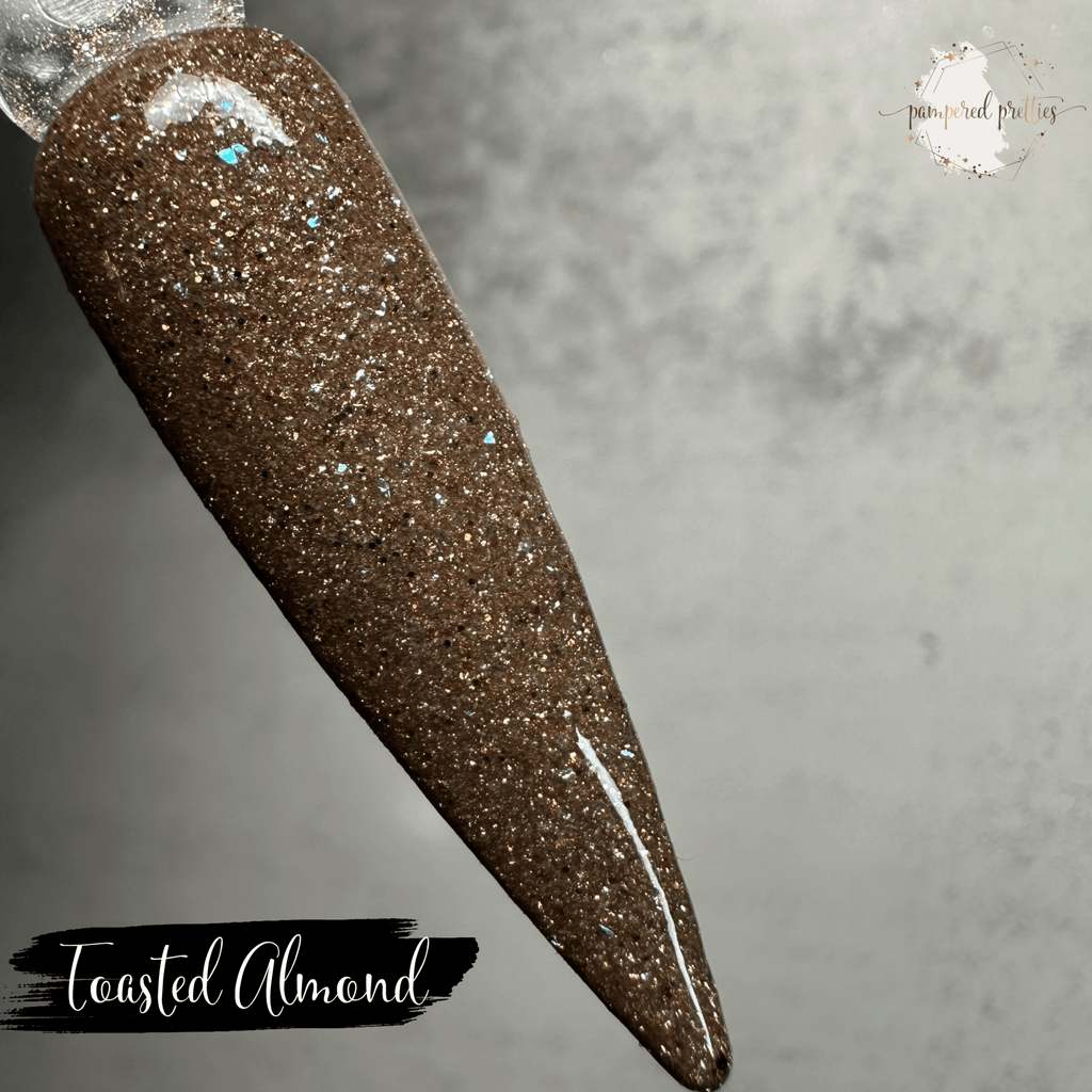 Toasted Almond - Shimmer & Glitter Dip Powder - Pampered Pretties