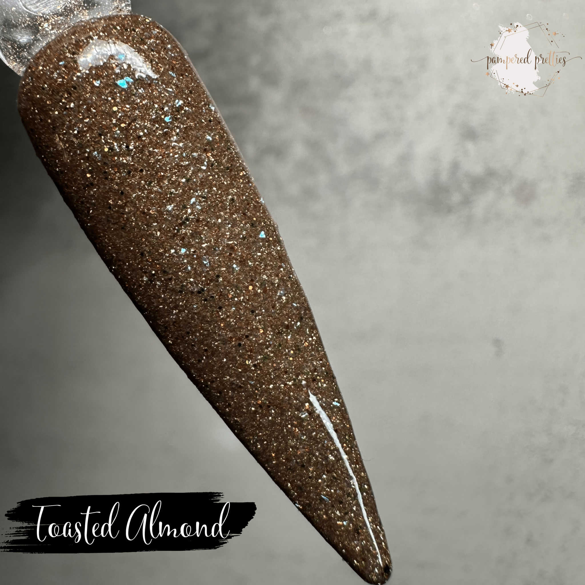 Toasted Almond - Shimmer & Glitter Dip Powder - Pampered Pretties