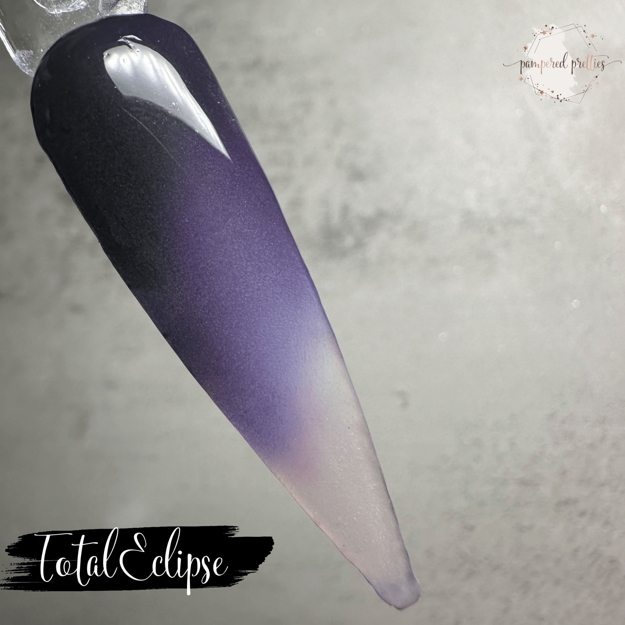 Total Eclipse - Solid Thermal Dip Powder - Pampered Pretties