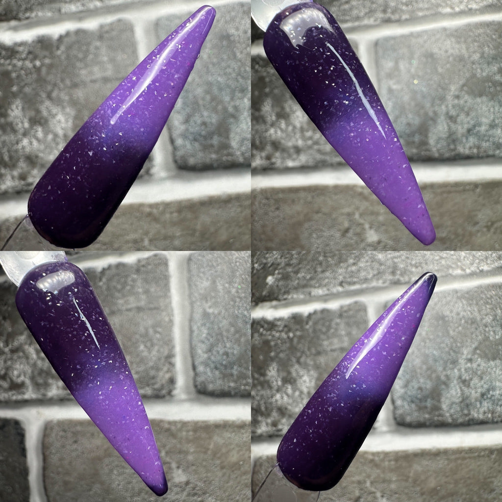 Violet Vibes - Thermal Flakie Dip Powder - Pampered Pretties