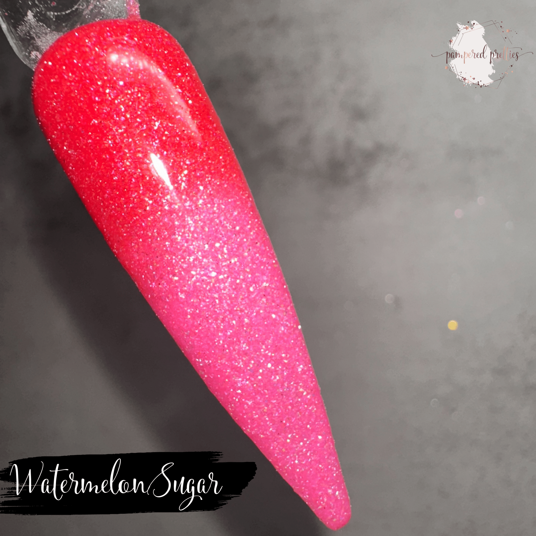Watermelon Sugar - Reflective Thermal Dip Powder - Pampered Pretties