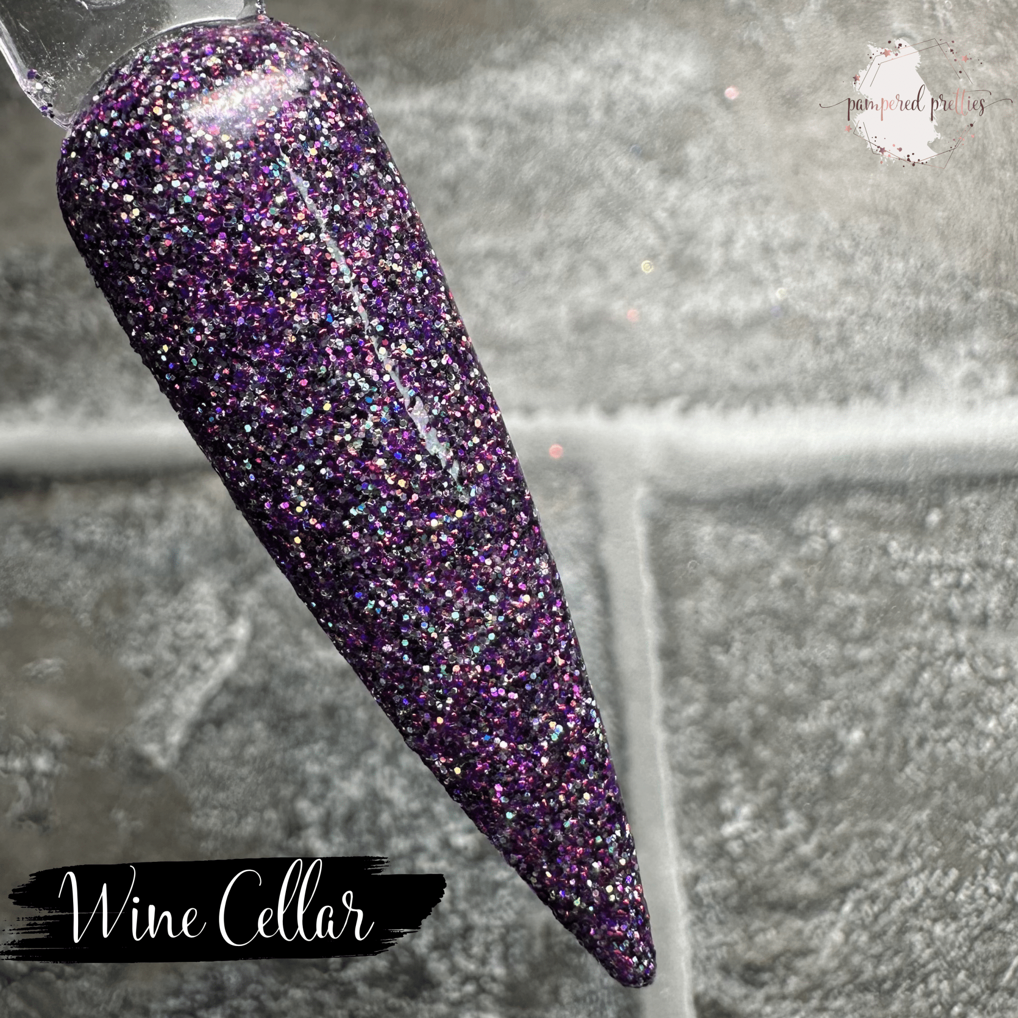 Wine Cellar - Fine Glitter Dip Powder - Pampered Pretties