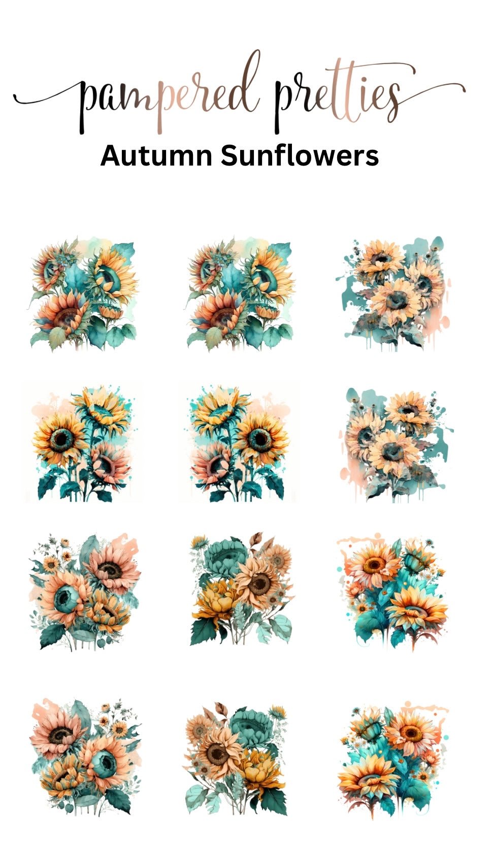 Autumn Sunflowers - Pampered Pretties