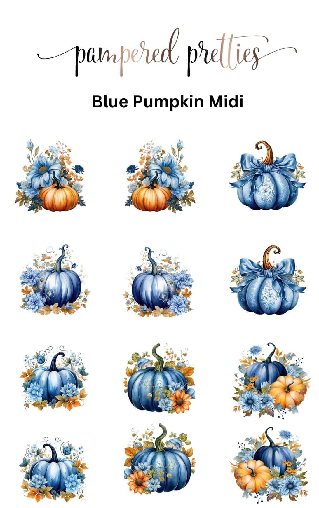 Blue Pumpkin Midi - Pampered Pretties