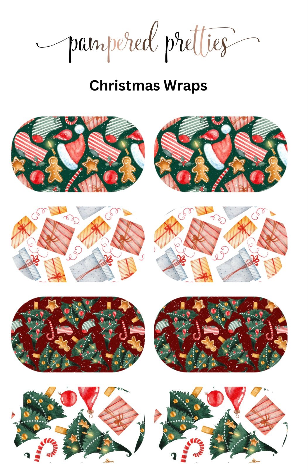 Christmas Wraps - Pampered Pretties