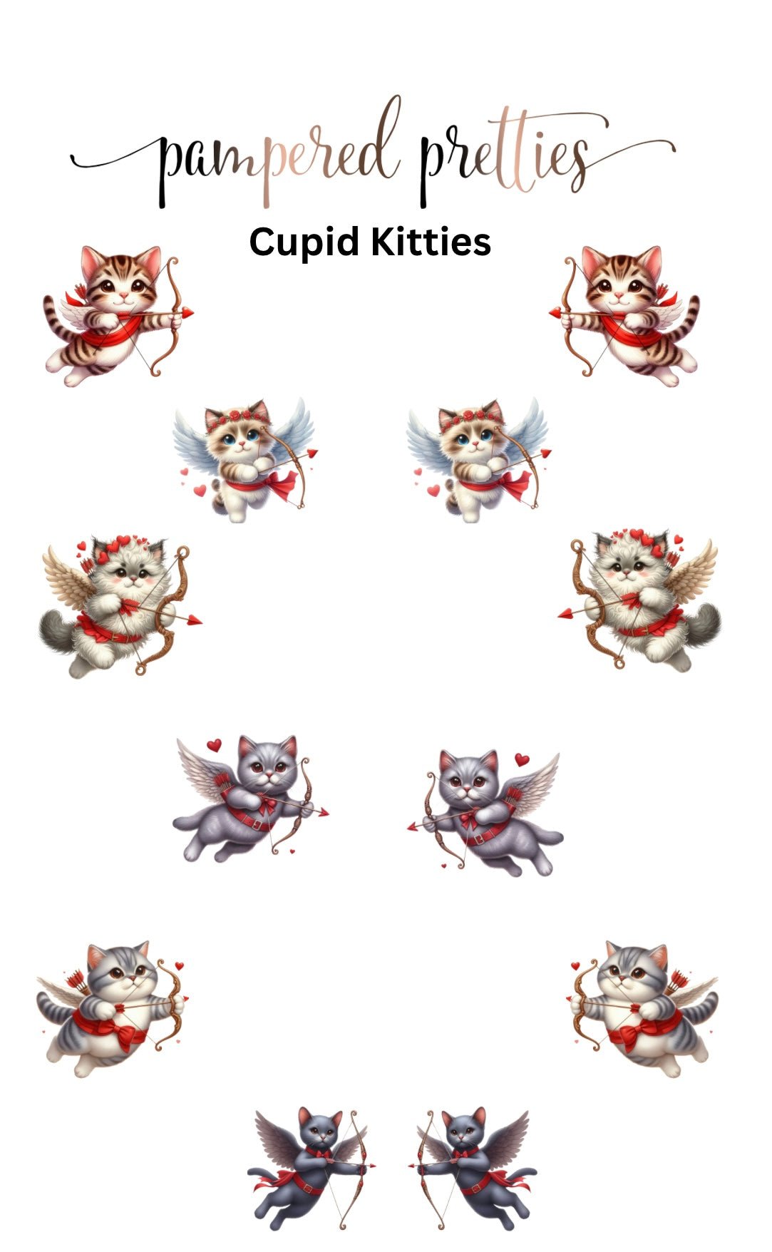 Cupid Kitties - Pampered Pretties