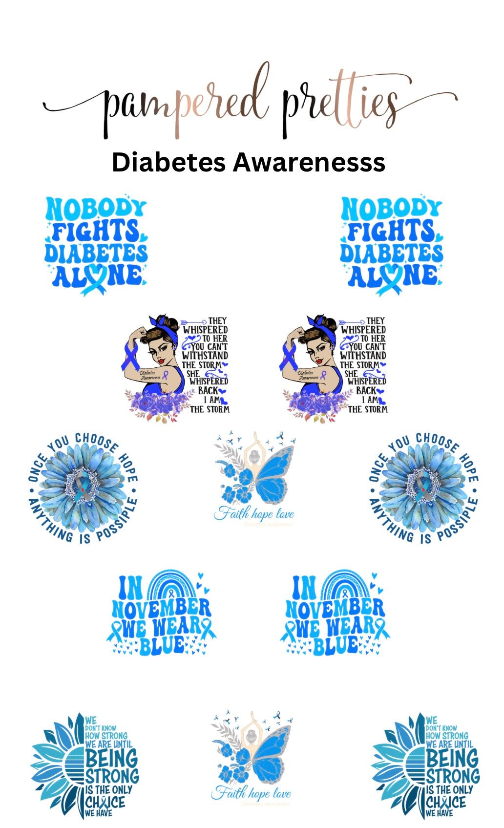 Diabetes Awareness - Pampered Pretties