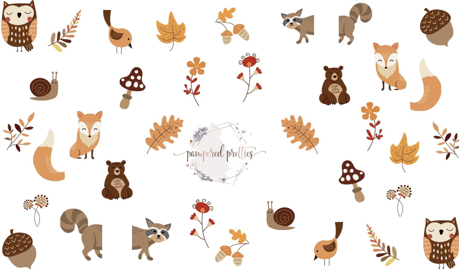 Fall Animals - Pampered Pretties