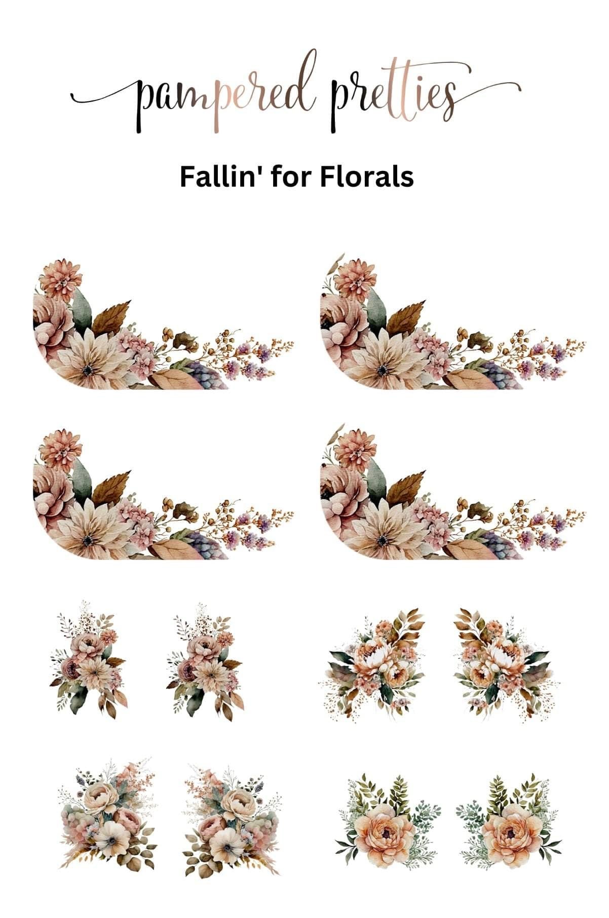 Fall & Spring Floral Stems PenDezign Packet