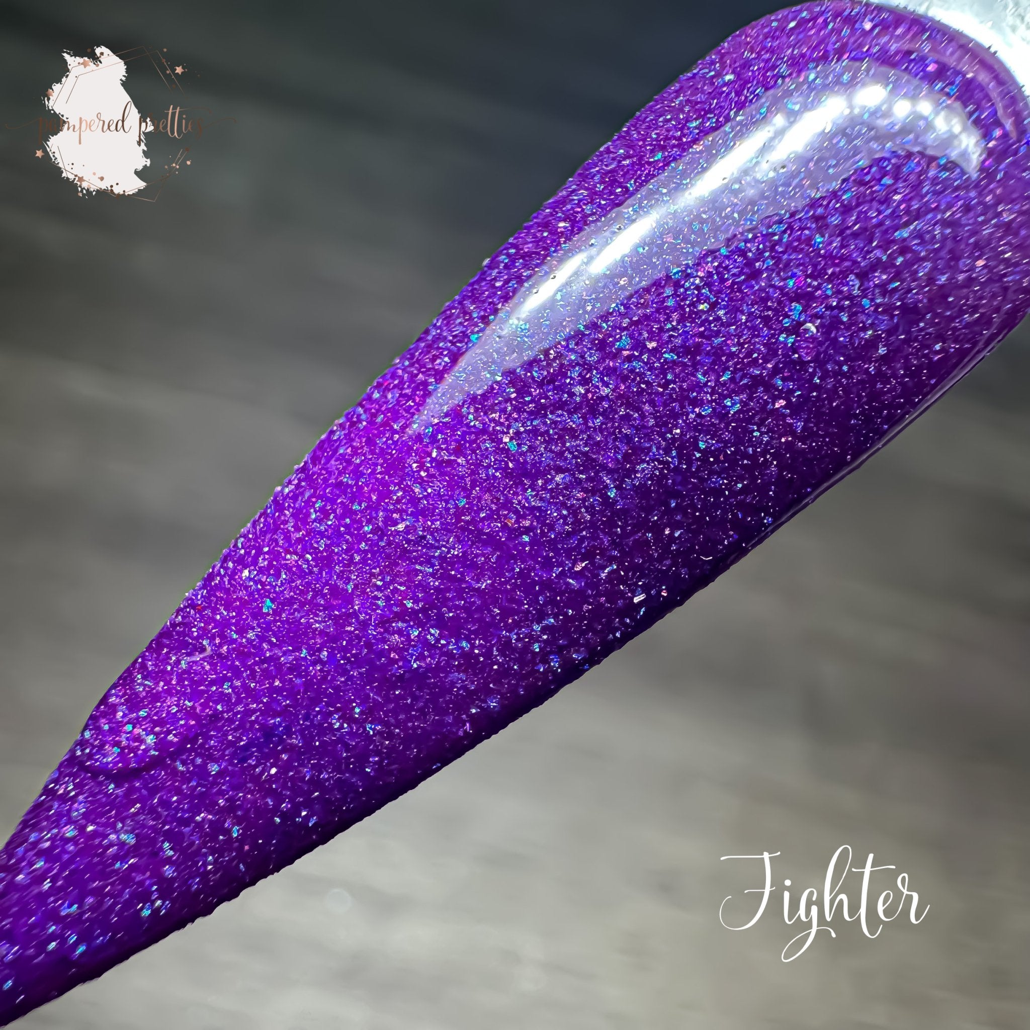 Fighter (Domestic Violence Awareness) - Pampered Pretties