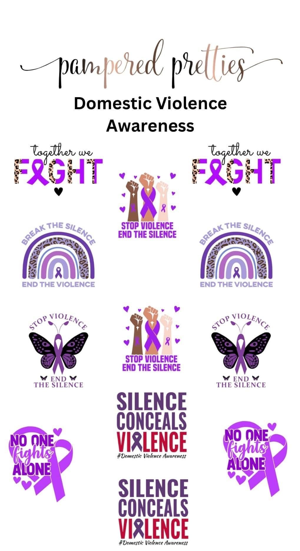 Fighter (Domestic Violence Awareness) - Pampered Pretties