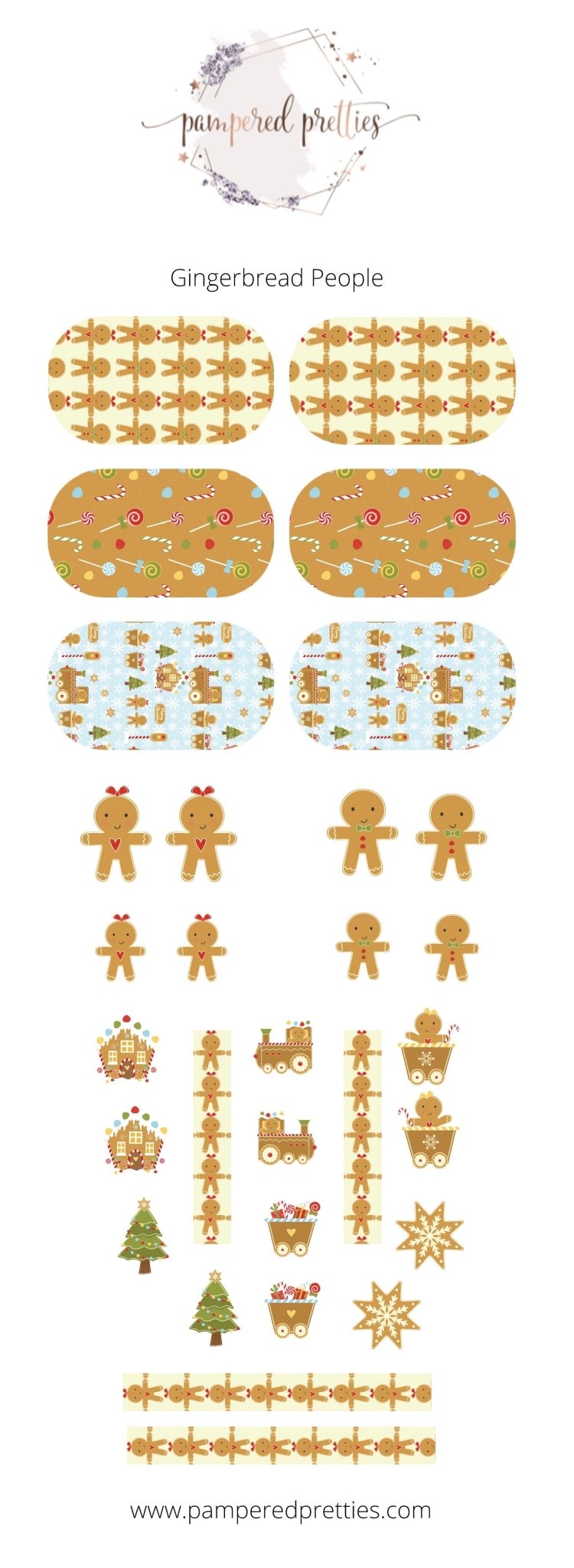 Gingerbread People - Pampered Pretties