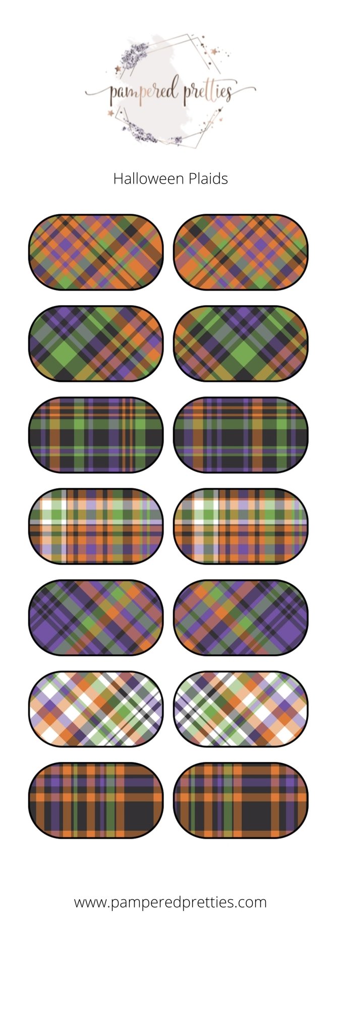 Halloween Plaids - Pampered Pretties