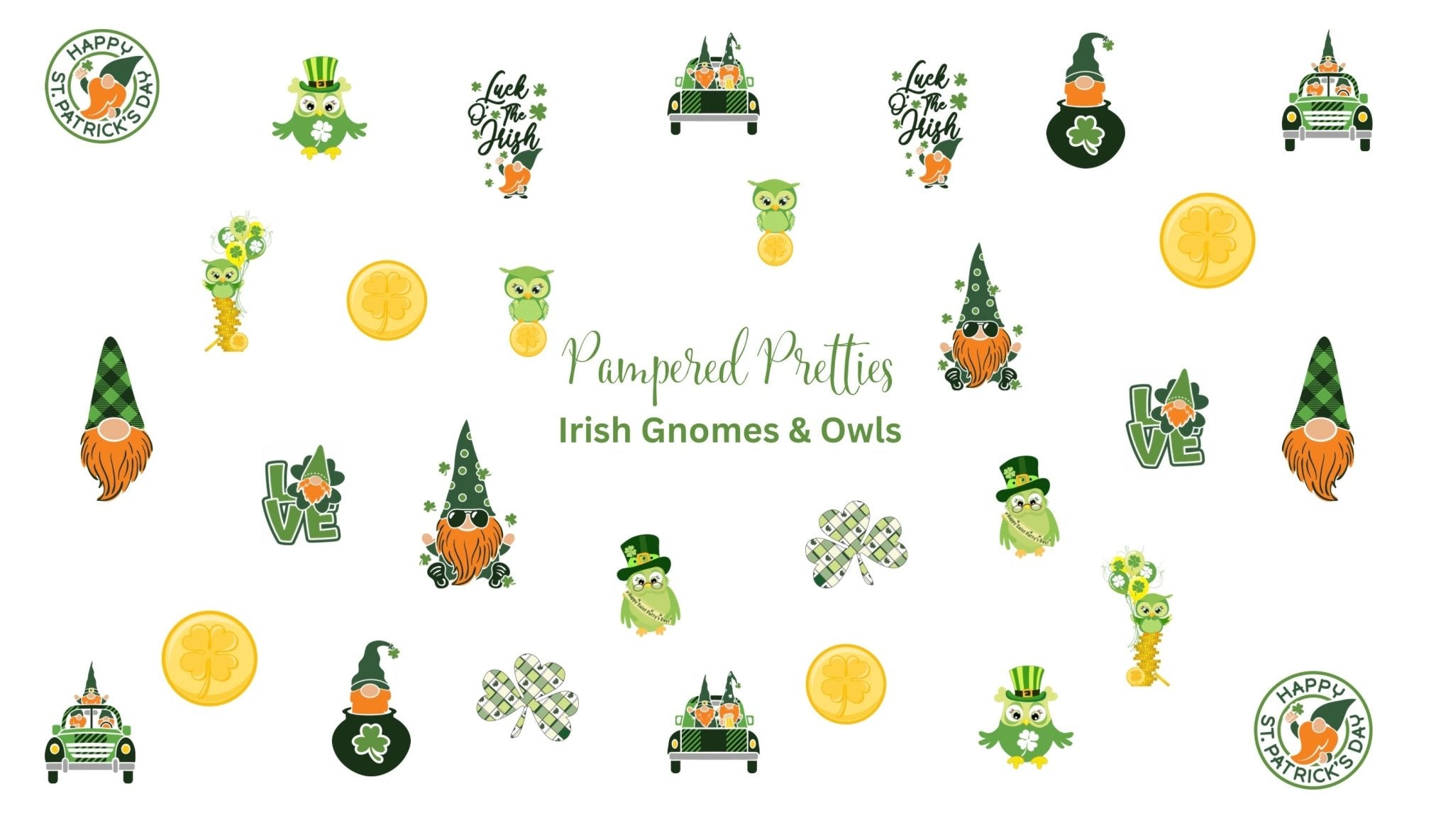 Irish Gnomes & Owls - Pampered Pretties