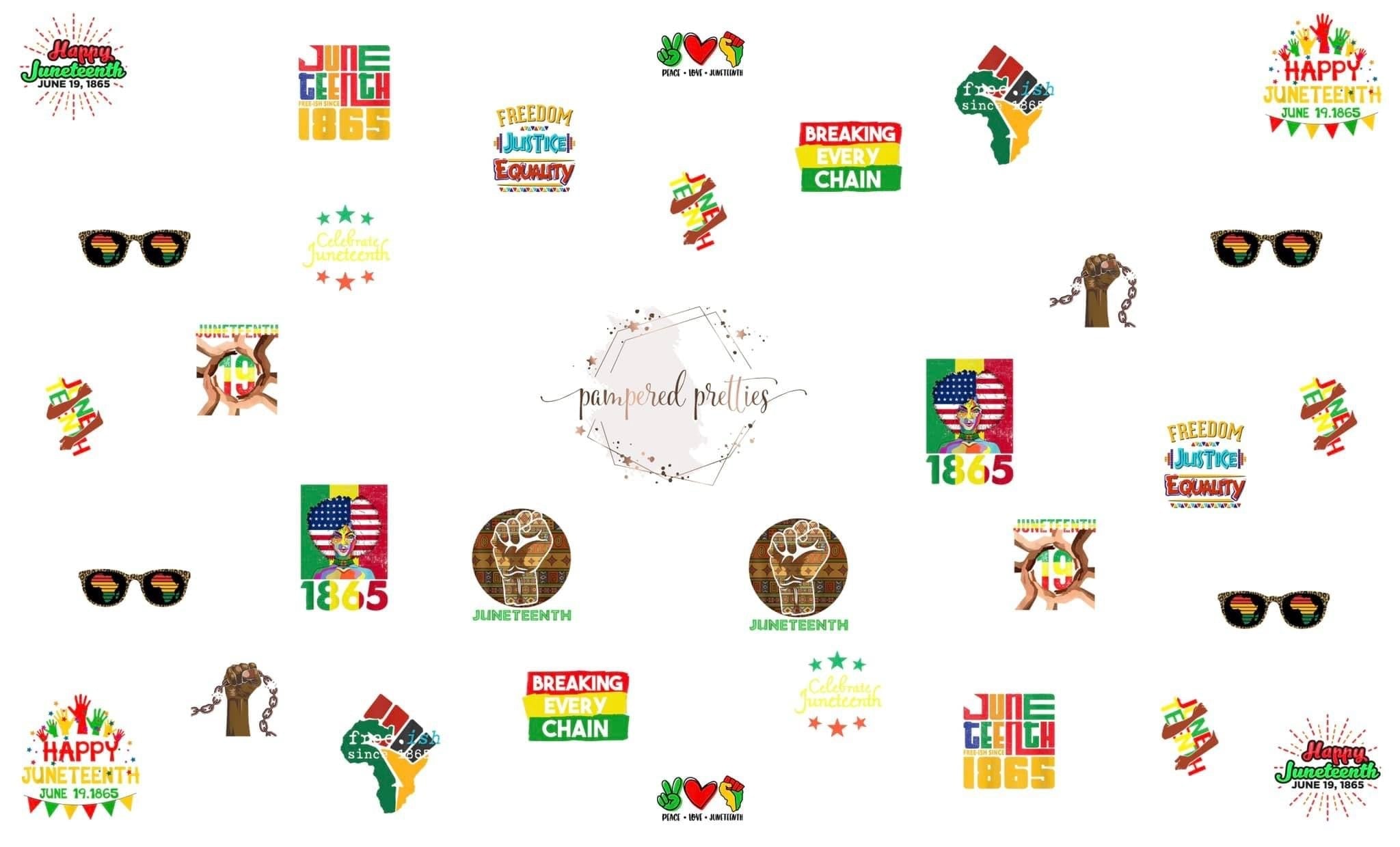 Juneteenth Decal Set - Pampered Pretties