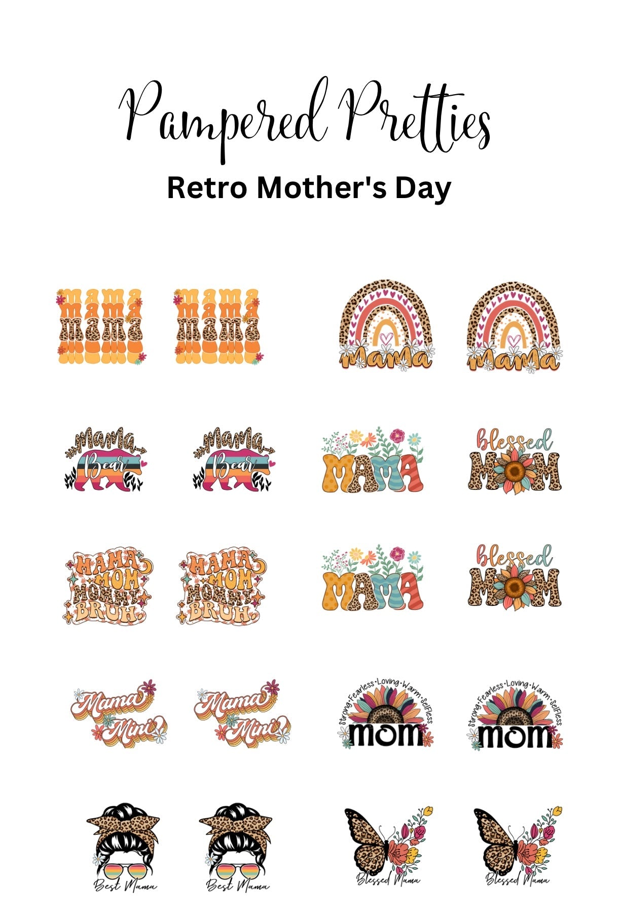 Midi Pretty - Retro Mothers Day - Pampered Pretties