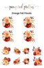 Orange Fall Florals - Pampered Pretties