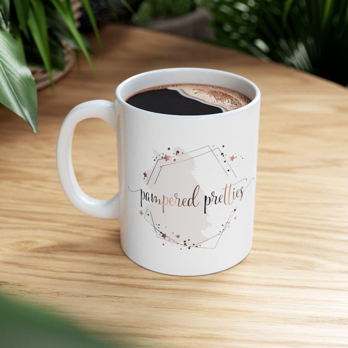 Pampered Pretties Logo Ceramic Mug 11oz - Pampered Pretties