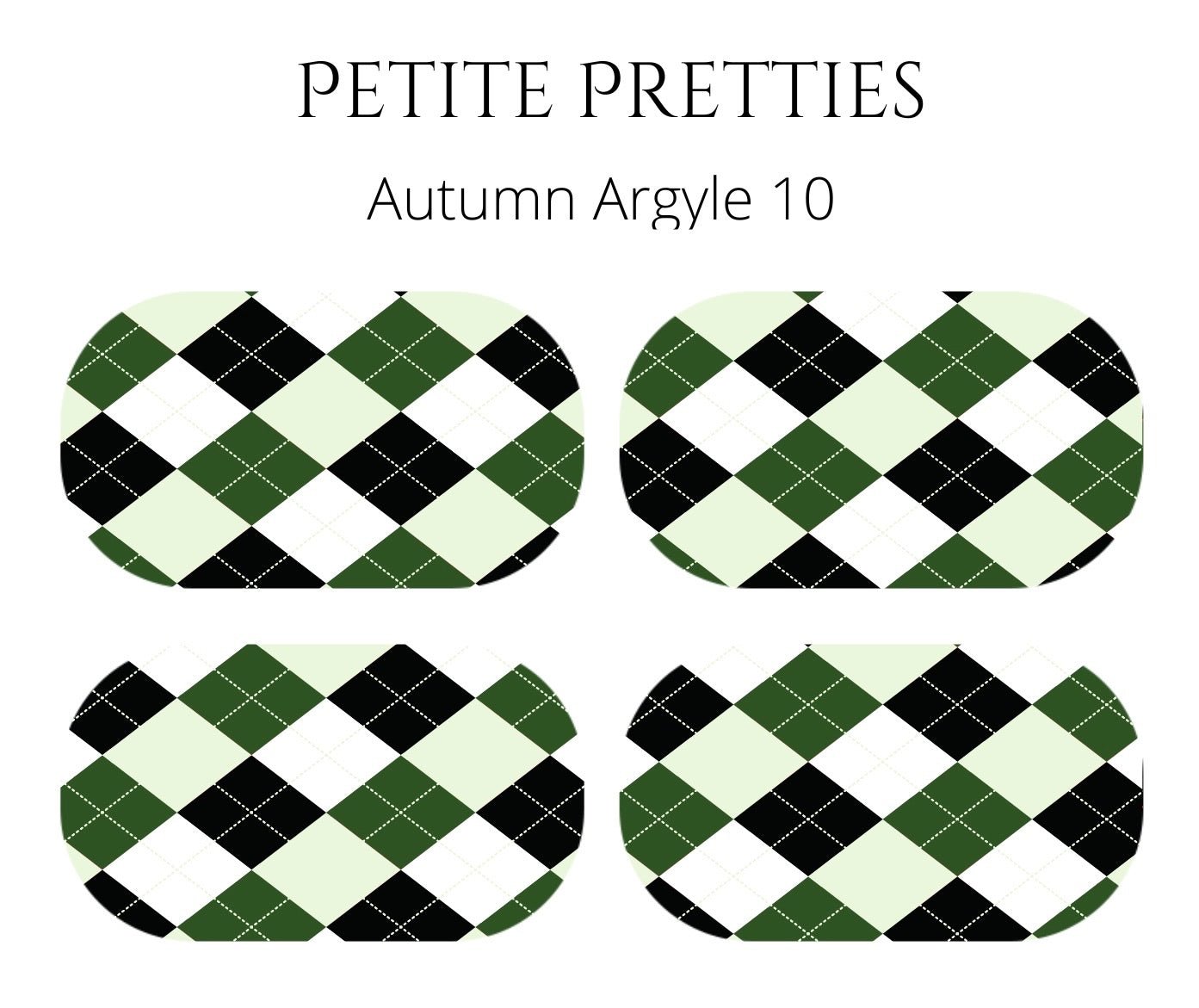 Petite Pretties - Autumn Argyle 10 - Pampered Pretties